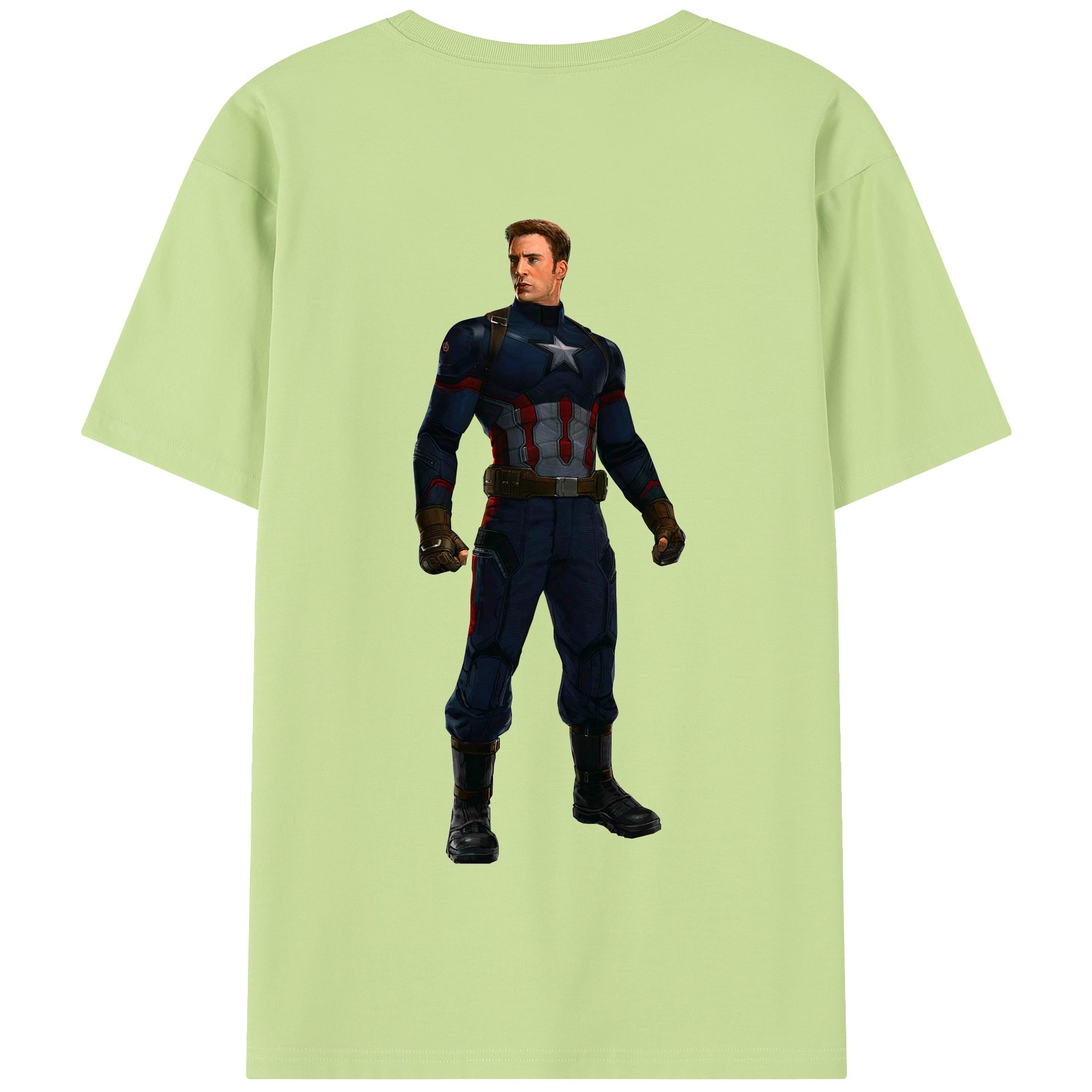 （画像用） アベンジャーズ The Avengers 綿100％半袖Tシャツ（背面プリント）